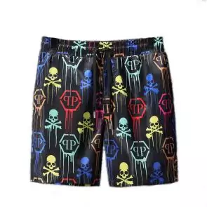 latest collection of philipp plein hommes shorts qp et skull